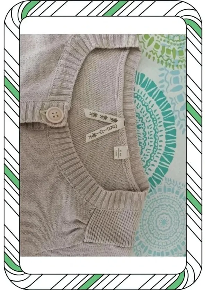 Gilet crème 10 ans - photo numéro 3