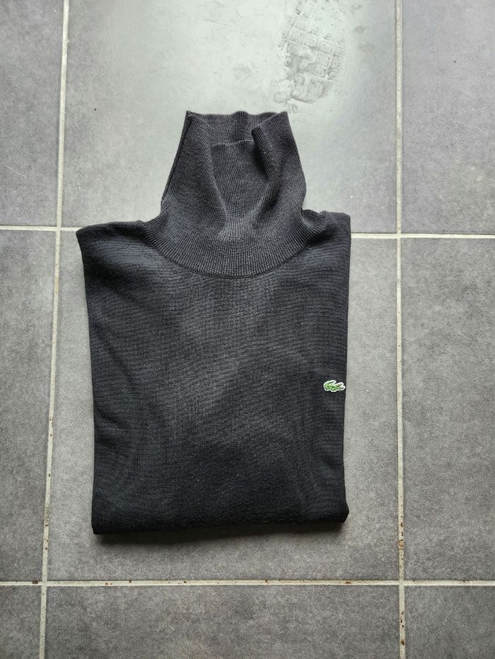 Pull laine lacoste taille 8 (40) - photo numéro 7