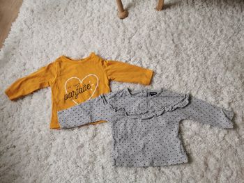 Lot de deux tee shirts manches longues