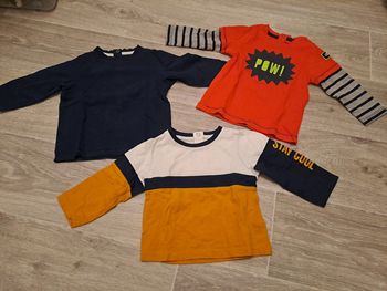 Lot de 3 t-shirts ML 9M Orchestra - TBE