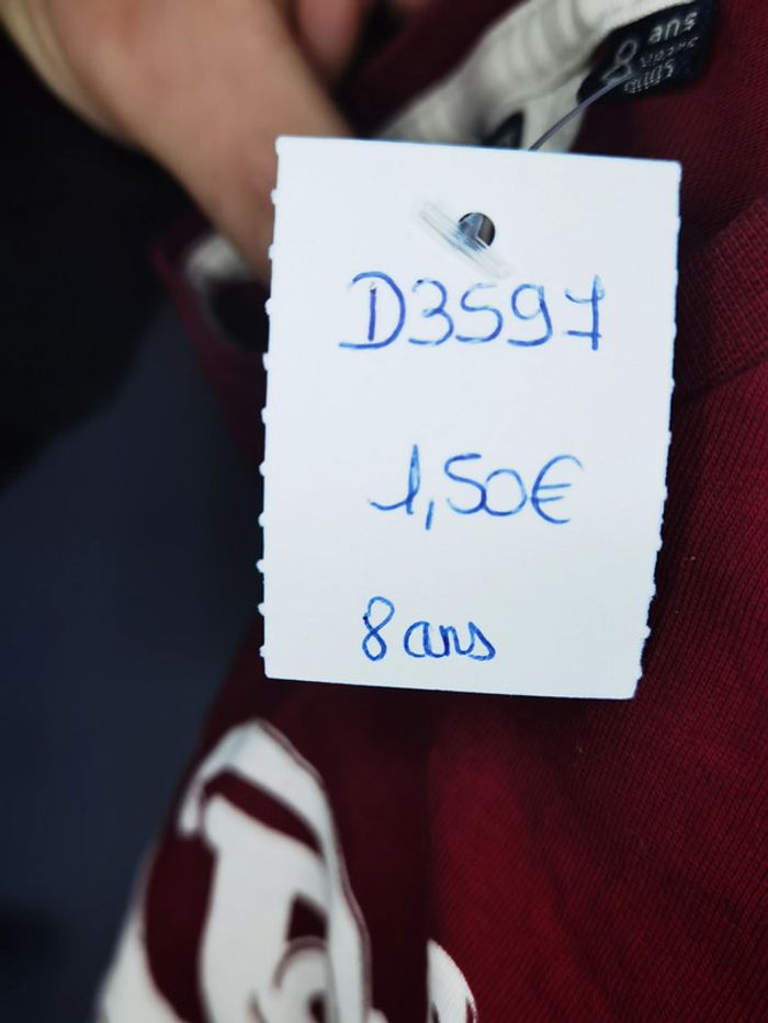D3597 - tee-shirt garçon 8 ans - photo numéro 3