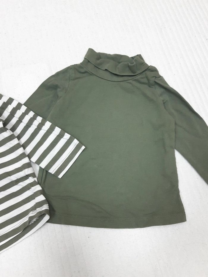 Lot de 2 hauts col roulé et jean 12 mois - photo numéro 5