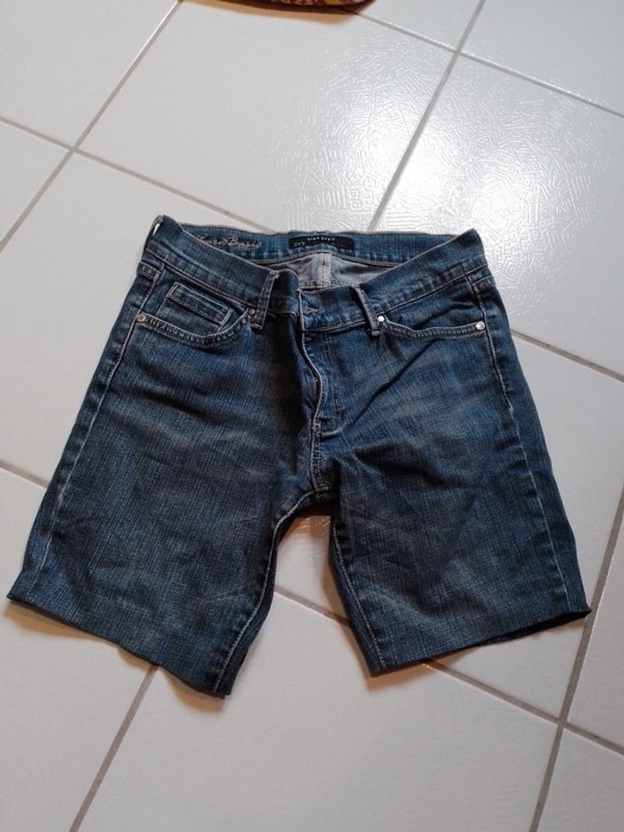 Short en jeans femme Bleu Zara - photo numéro 7
