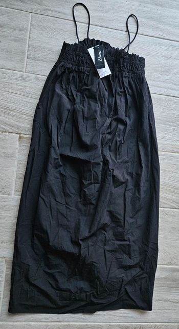 Robe d'été noire a bretelles neuve etam