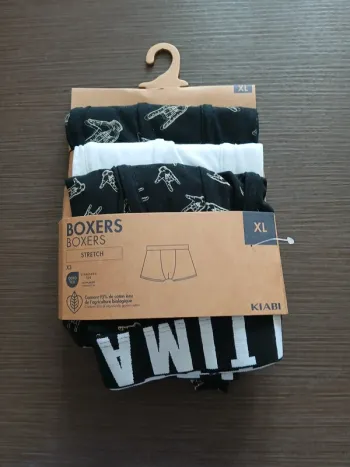 Lot de 3 boxers homme XL