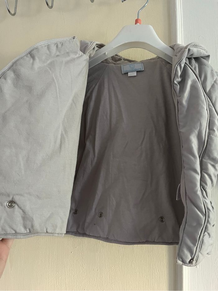 Manteau gris 6 mois - photo numéro 3