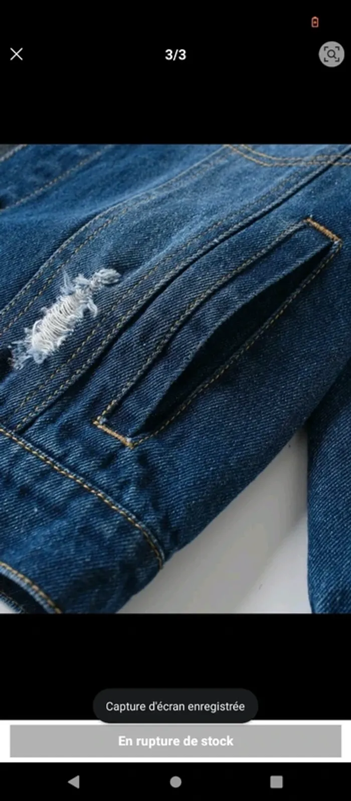 Veste jean fille - photo numéro 3