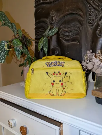 Sac à goûter Pokémon jaune avec Pikachu !