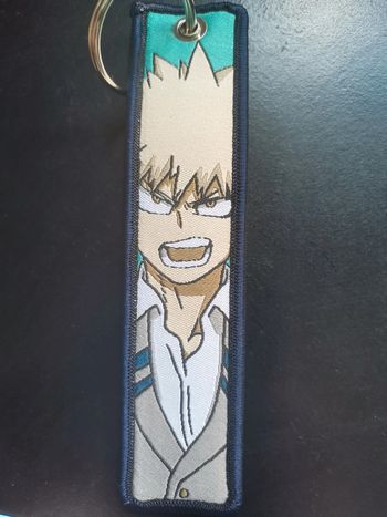 Porte-clés brodé my hero academia