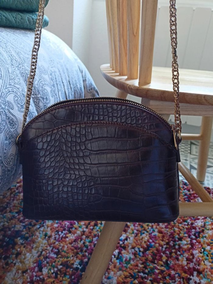 Sac bandoulière croco - photo numéro 4