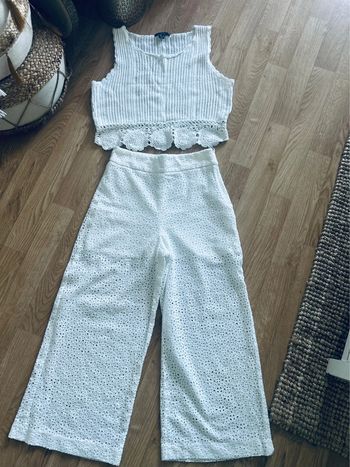 Pantalon Zara été crochet bohème taille M