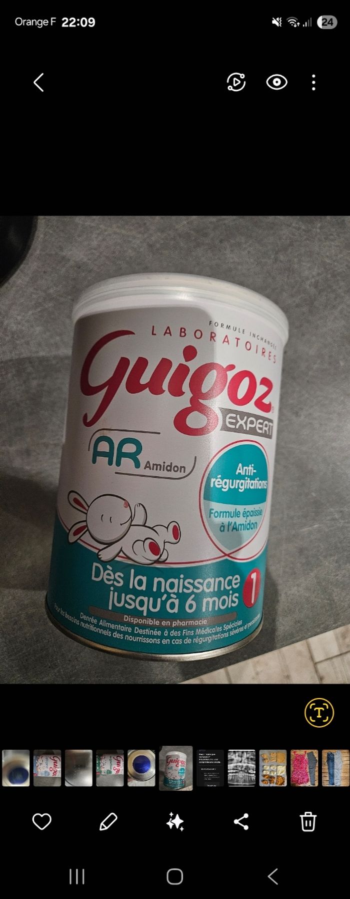 Lait guigoz ar