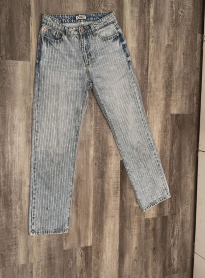 Jeans only  à strass