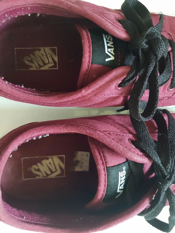 Vans bordeaux taille 37 - photo numéro 6