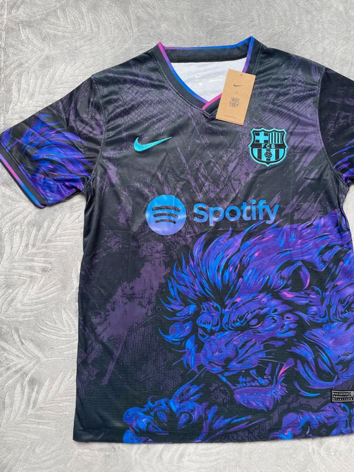 Maillot concept foot Barça noir taille S - photo numéro 2