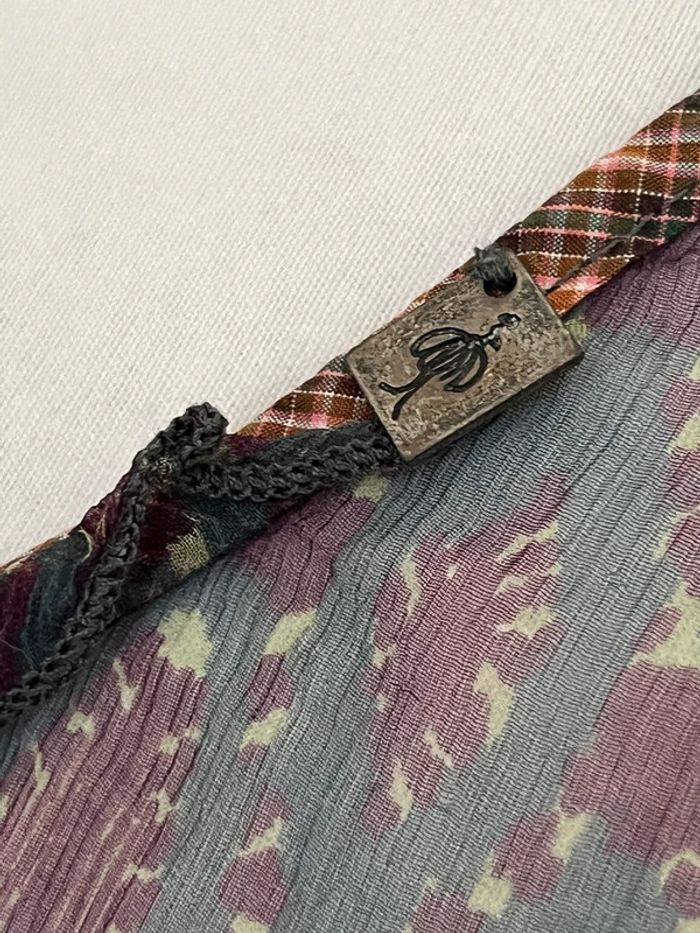 Blouse transparente à motifs one step S - photo numéro 2