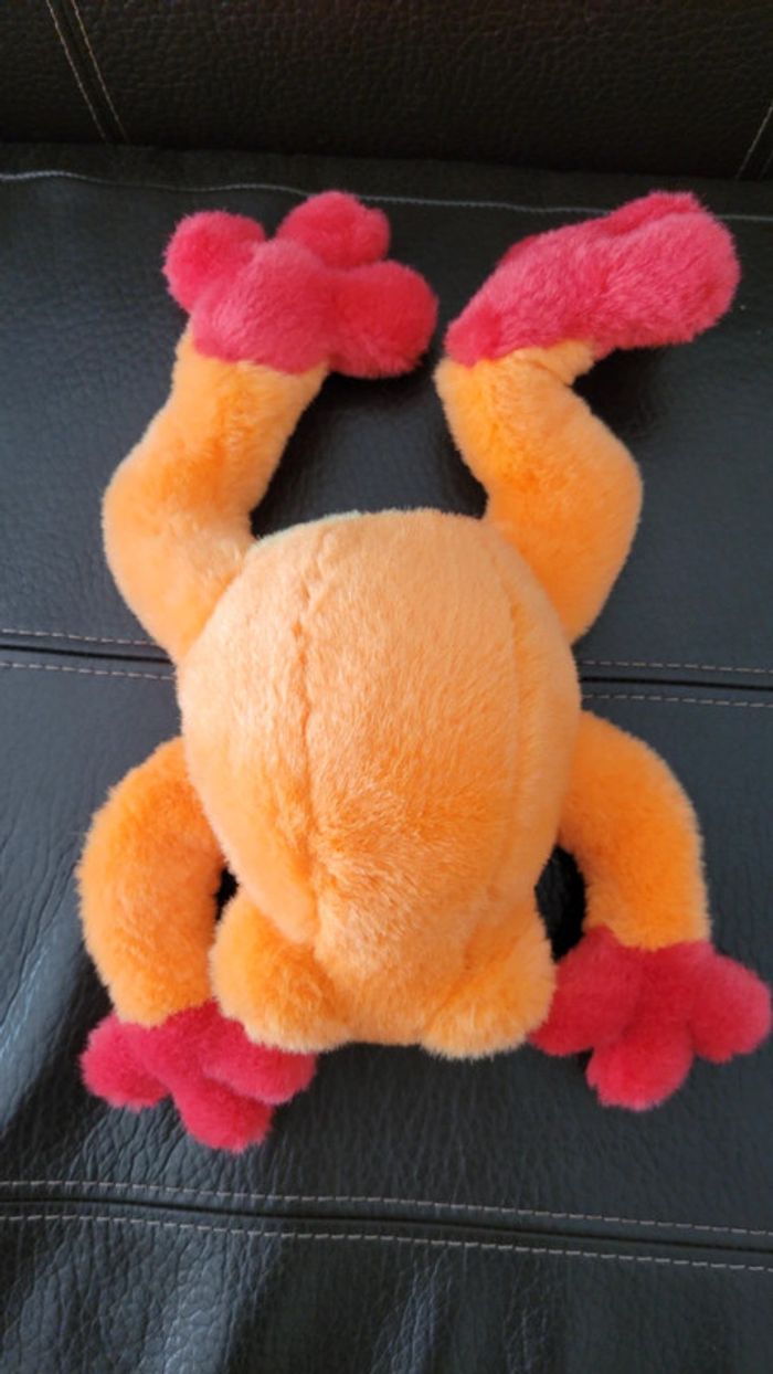 Peluche grenouille orange - photo numéro 4