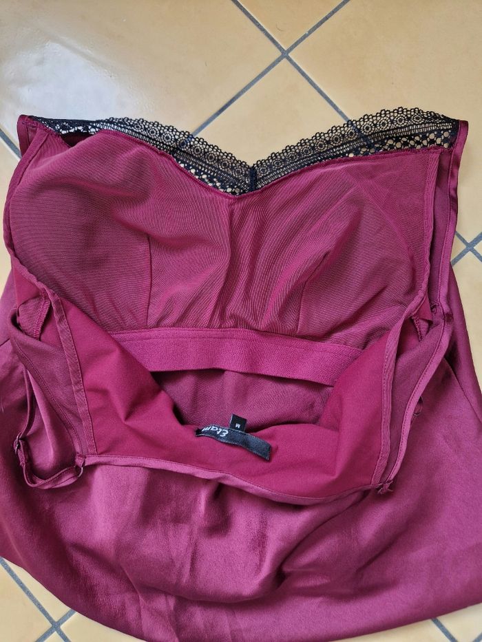 Débardeur avec dentelle et brassière intégré femme etam taille M /38 - photo numéro 7