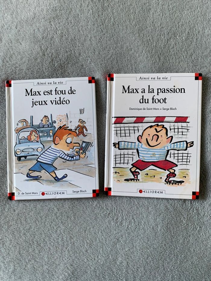 Lot de 2 livres Max & Lili