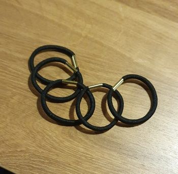 Lot de 5 chouchous noirs neufs