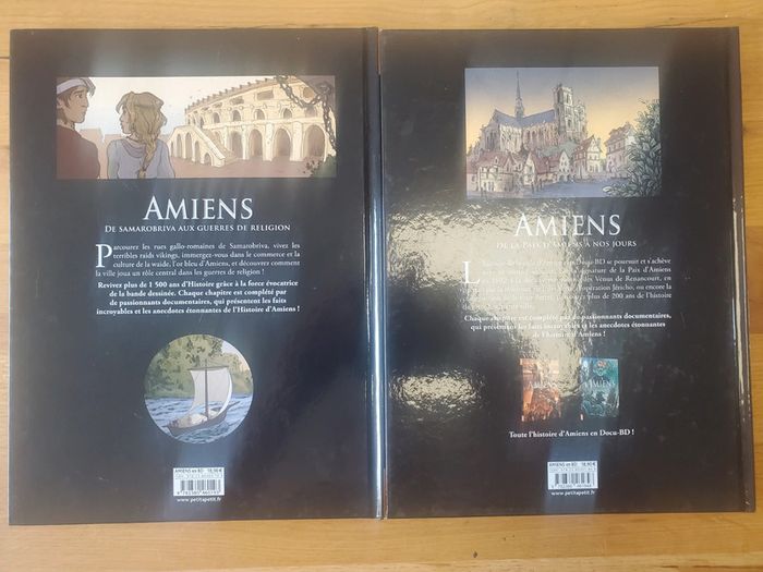 BD l histoire d Amiens en deux tomes . - photo numéro 2