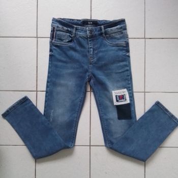 Jean slim bleu multipoches. Tape à l'œil. 12ans