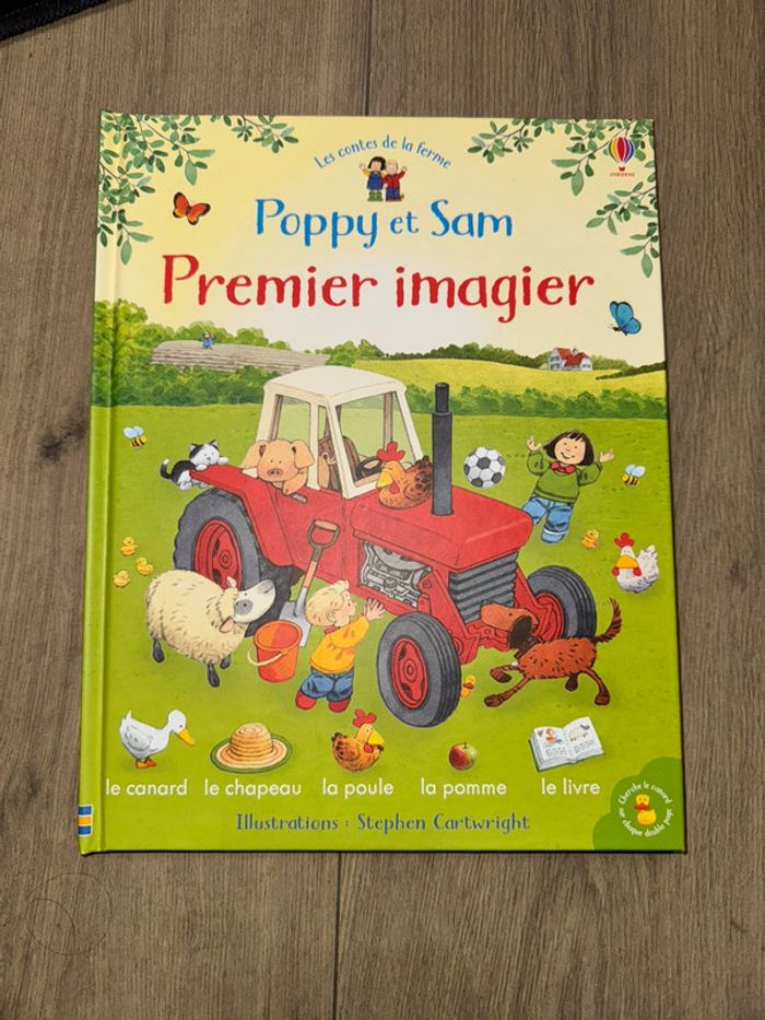 Livre Poppy et Sam premier imagier