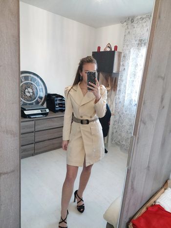 Robe officier beige femme t36