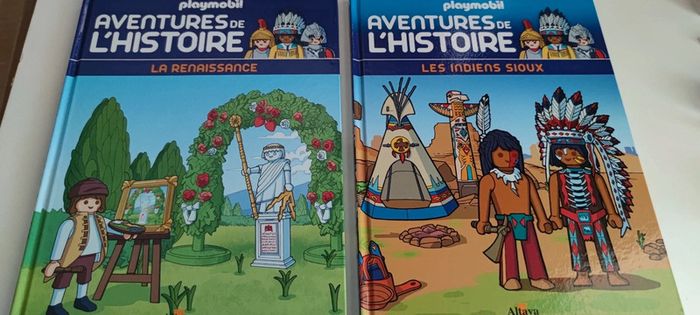 Lot 10 livres Playmobil collection Altaya "Aventures de l'histoire - photo numéro 4