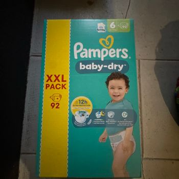 Pampers couché XXL PACK taille6