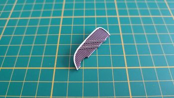 Calandre droit pièce détachée miniature 1/18 Solido Citroën traction type 11 B 1938 #C27