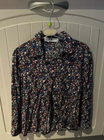 5 ans - chemise mère&fille paris fleuri