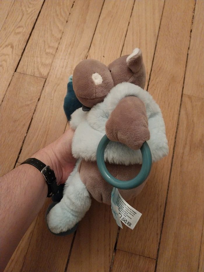 Pantin d'activité Bazile bleu Baby Nat - photo numéro 8