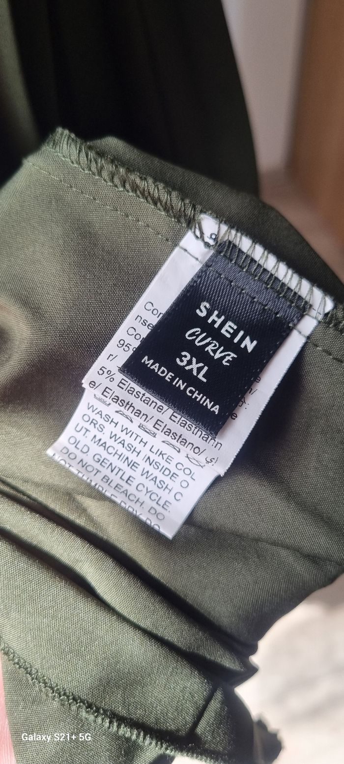 Jupe plissée Kaki Shein Taille 50 - photo numéro 4