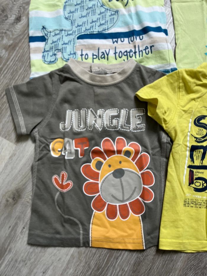 Lot 4 tee-shirts 12 mois - photo numéro 2