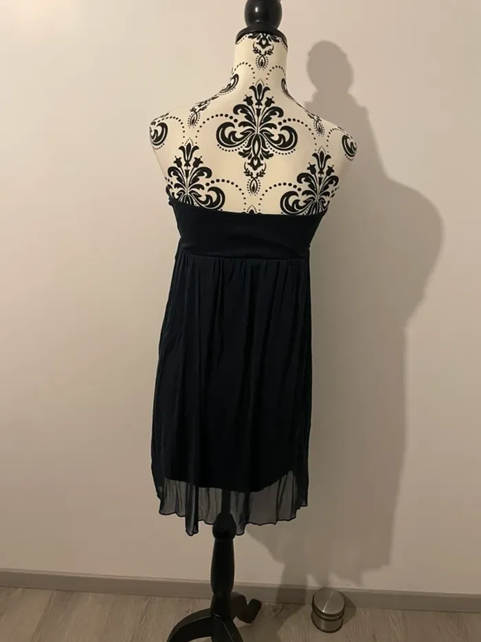 Robe bustier bleu marine taille 36 - photo numéro 5
