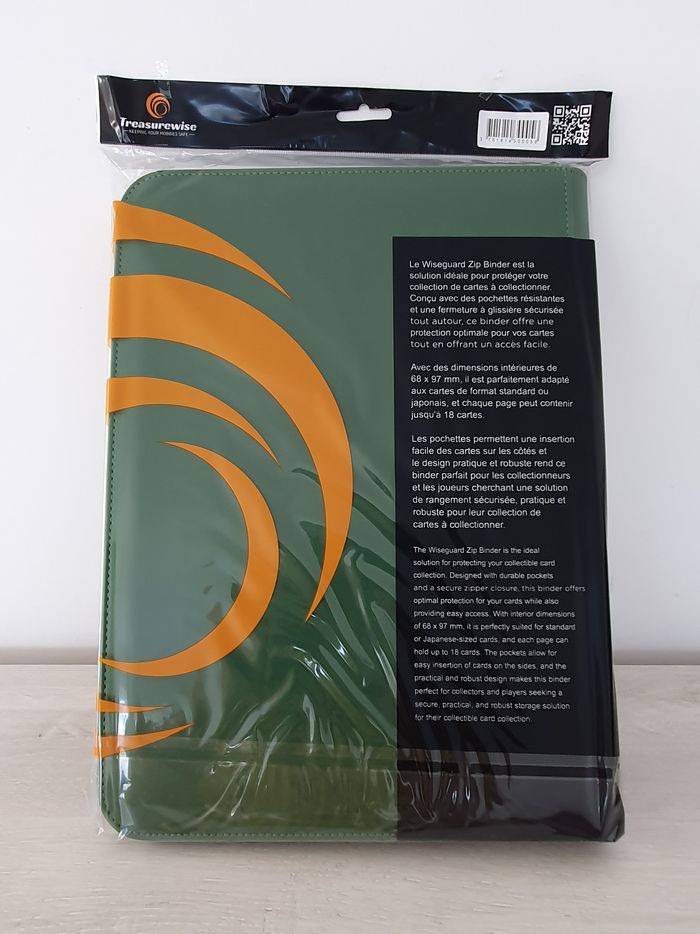 Portfolio TreasureWise Zip Binder 360 Vert - photo numéro 2
