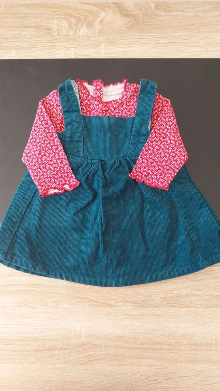 Ensemble robe et tee-shirt 3 mois
