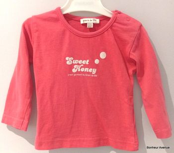 T. shirt de marque Grain de blé - Taille 6 mois (67 cm)