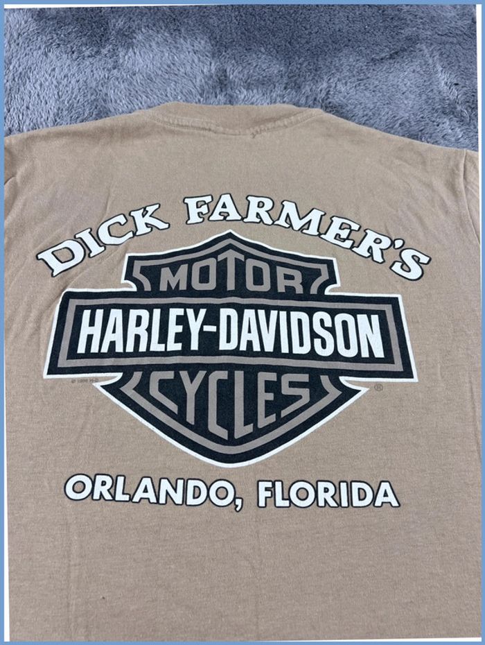 T-shirt Harley Davidson Beige – Taille S - photo numéro 13