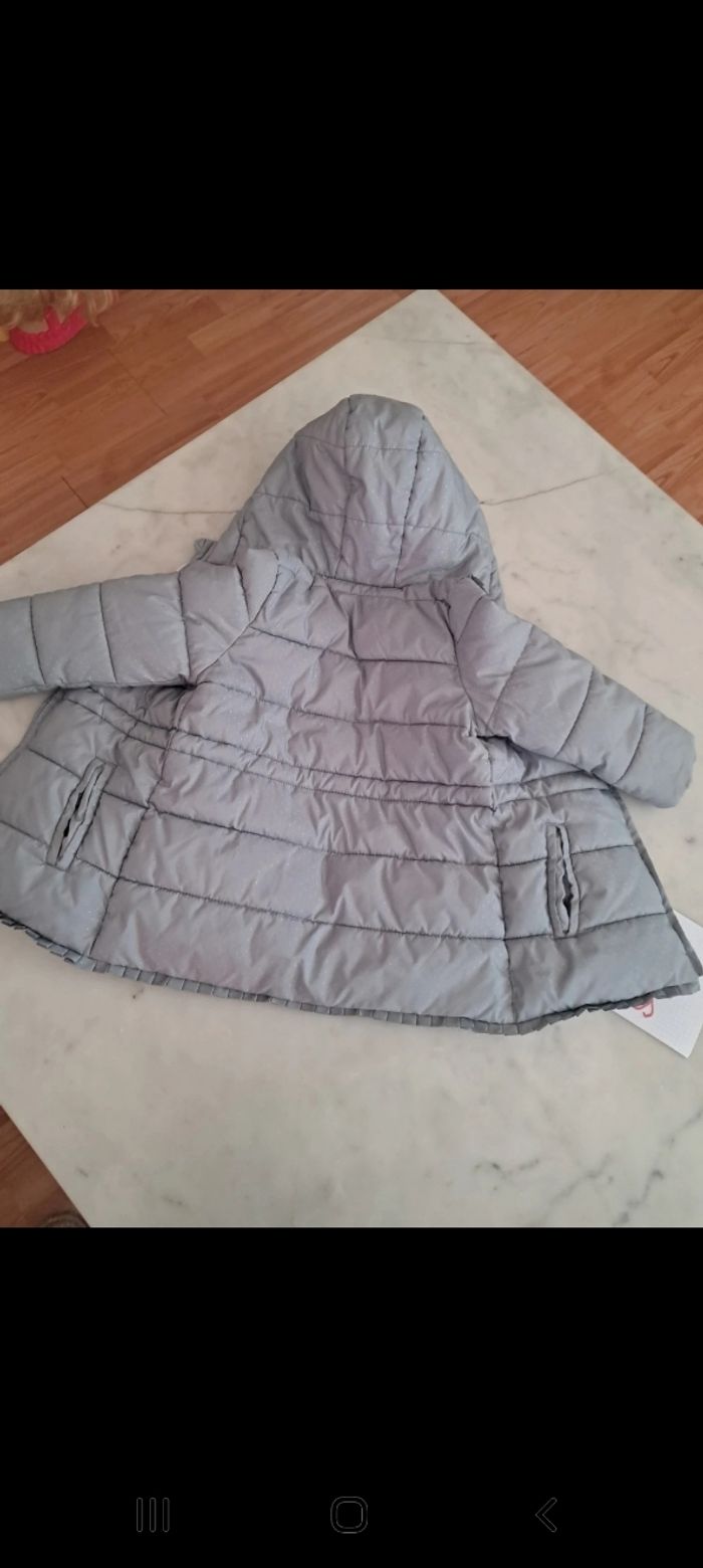 Doudoune manteau grise sergent major 3 ans - photo numéro 4