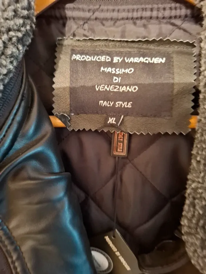 Magnifique manteau chaud neuf homme en simili cuir - photo numéro 6