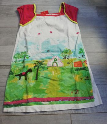 Robe à manches courtes 4 ans
