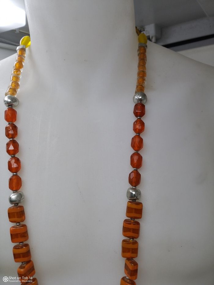 Superbe collier ce soir Annecy en pâte de verre de style de Murano - photo numéro 4
