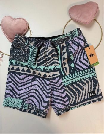 Short de bain garçon - neuf - QuickSilver - Taille 14 ans 