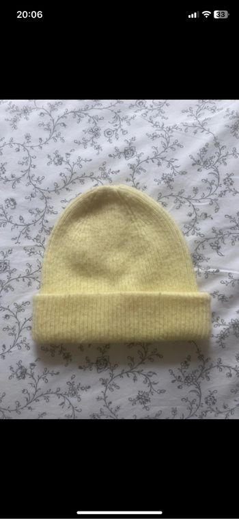 Bonnet jaune pimkie