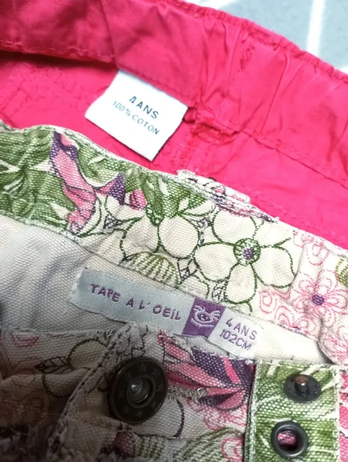 🦄 Lot 2 pantacourts + 3 jupes, 4 ans - photo numéro 5