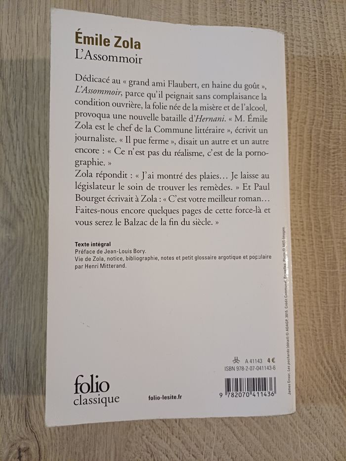 L'assommoir Émile Zola - photo numéro 2