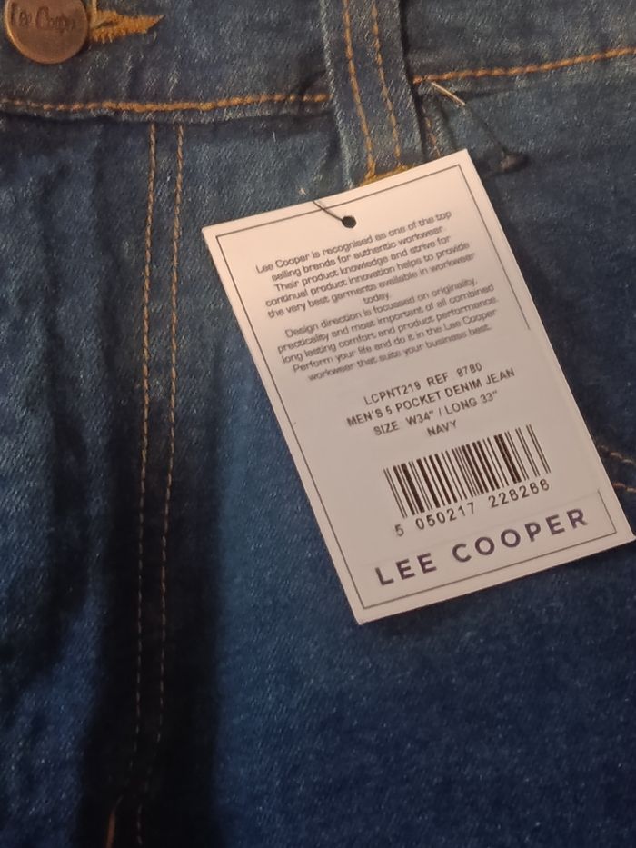 Jeans homme lee Cooper taille 34/33 neuf - photo numéro 4