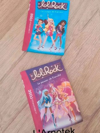 Lot  2  livres  lolirock